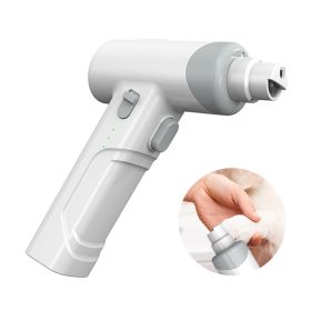 Cat Nail Clippers & Dog Nail Clippers Trimmers For Large Medium Small Dogs Cats Claw Trimmer Quick Sensor And Safety Guard USB Rechargeable With (Color: White)